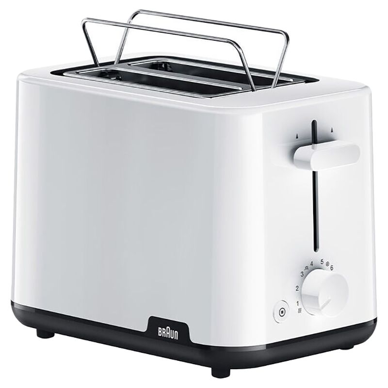 Braun HT 1010 Breakfast Toaster, 2 Slot, 900W White