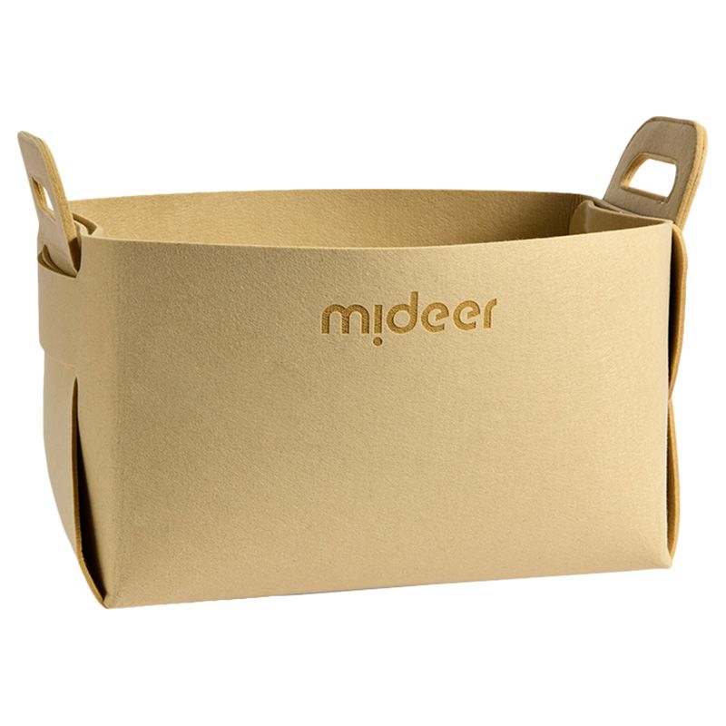 Mideer - Toys Fabric Basket - Beige