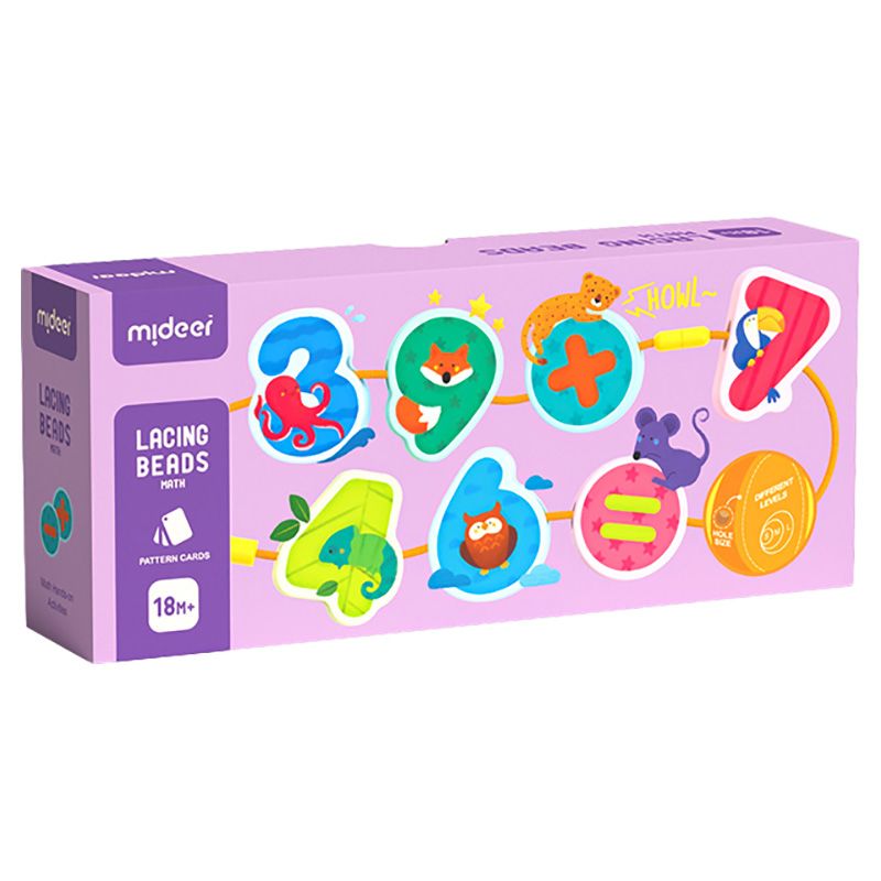 Mideer - Lacing Beads - Math