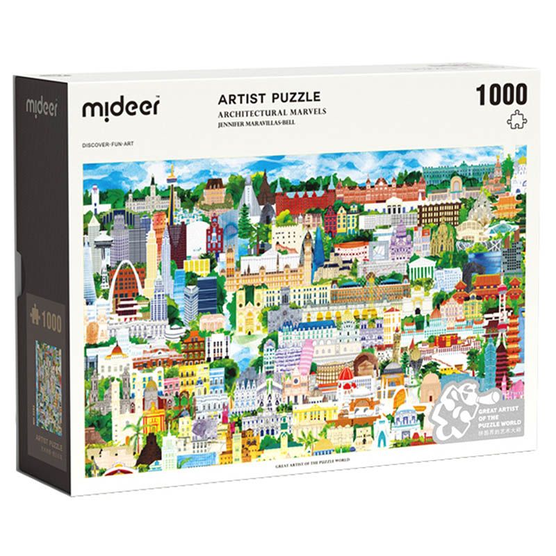 Mideer - Architectural Marvels Jigsaw Puzzle - 1000pcs