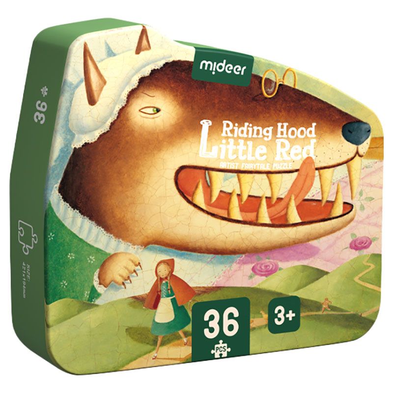 Mideer - Mini Fairy Tale Puzzle 36pcs - Little Red Riding Hood