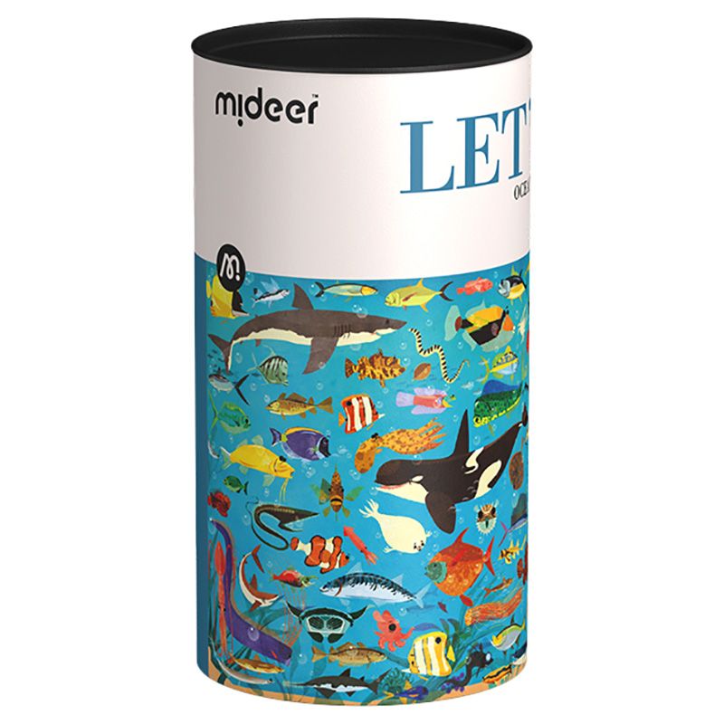 Mideer - Let's Learn Educational Puzzle 126pcs - Ocean Trip