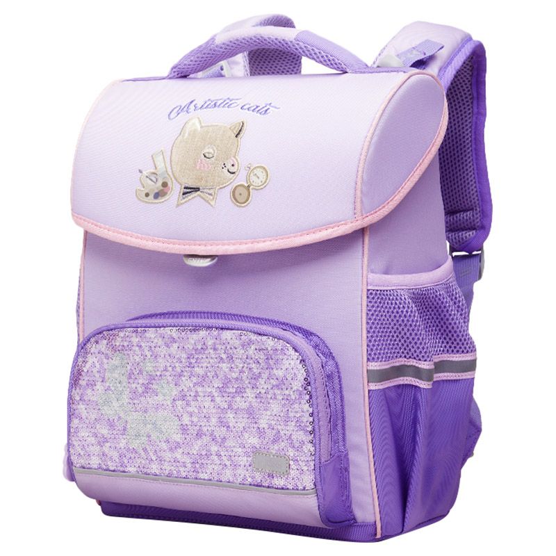 Mideer - Ergonomic Kids Backpack - 15-inch - Purple