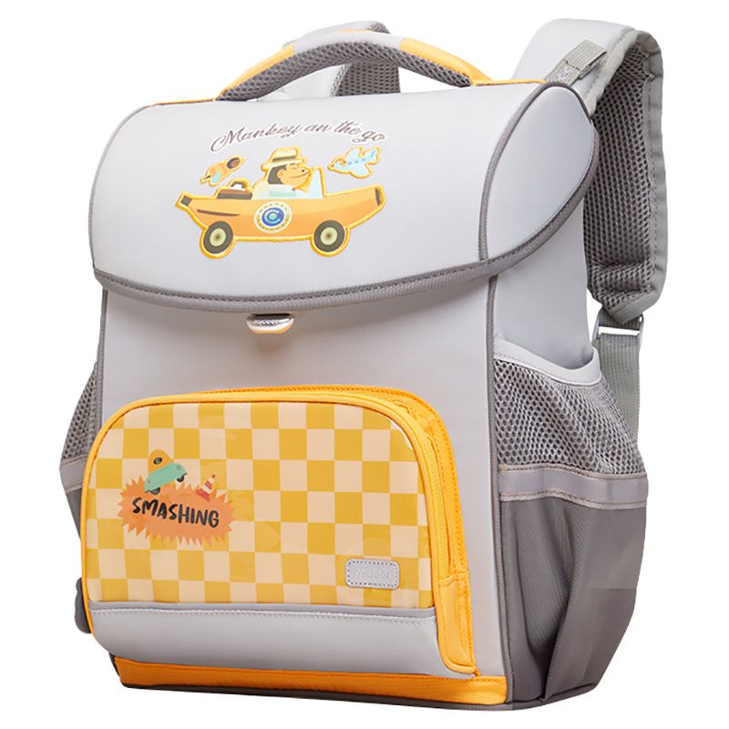 Mideer - Ergonomic Kids Backpack - 15-inch - Grey