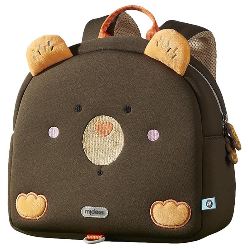 Mideer - Kids Backpack - 9-inch - Brown Bear