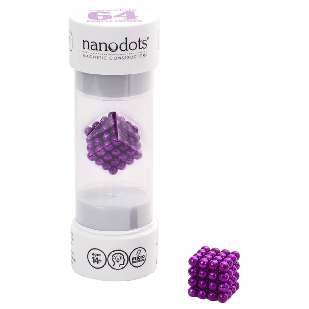 Nano Magnetics - Nanodots 64 Purple Magnetic Dot