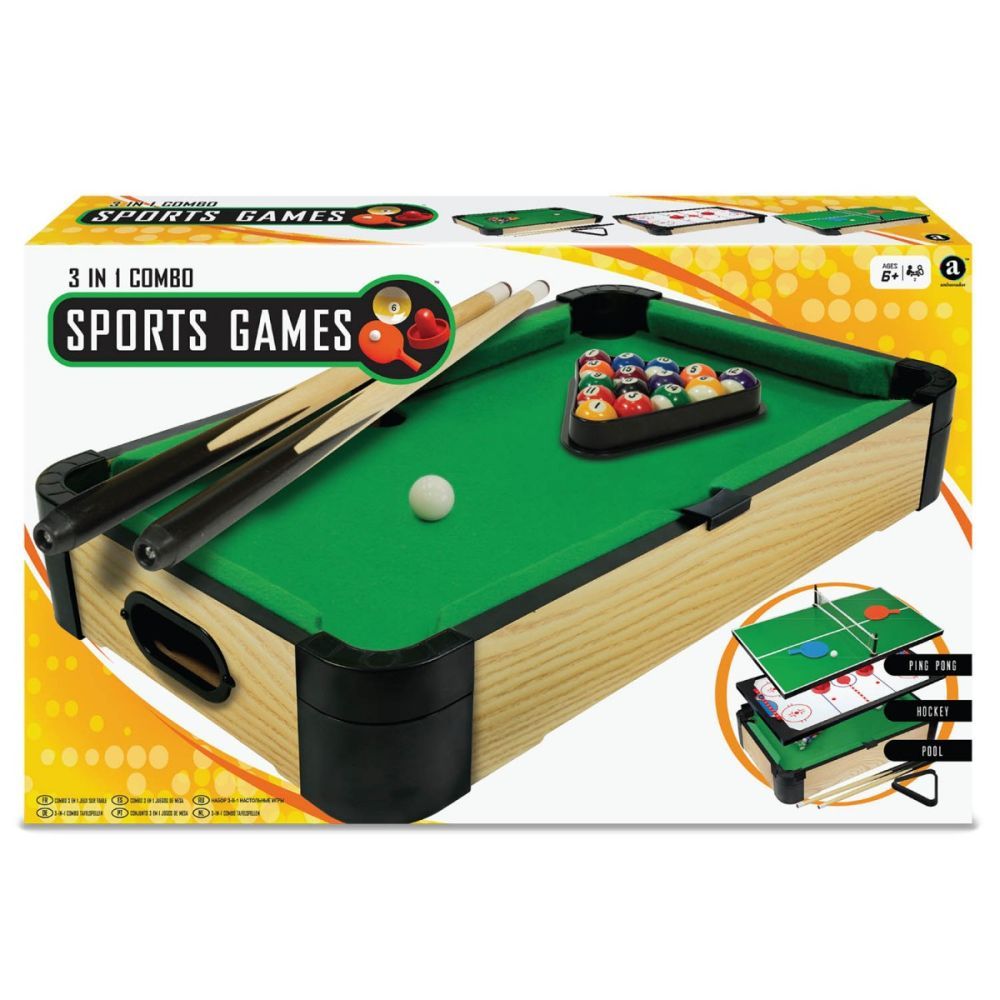 MA - 20" Triple-Play Tabletop Pool
