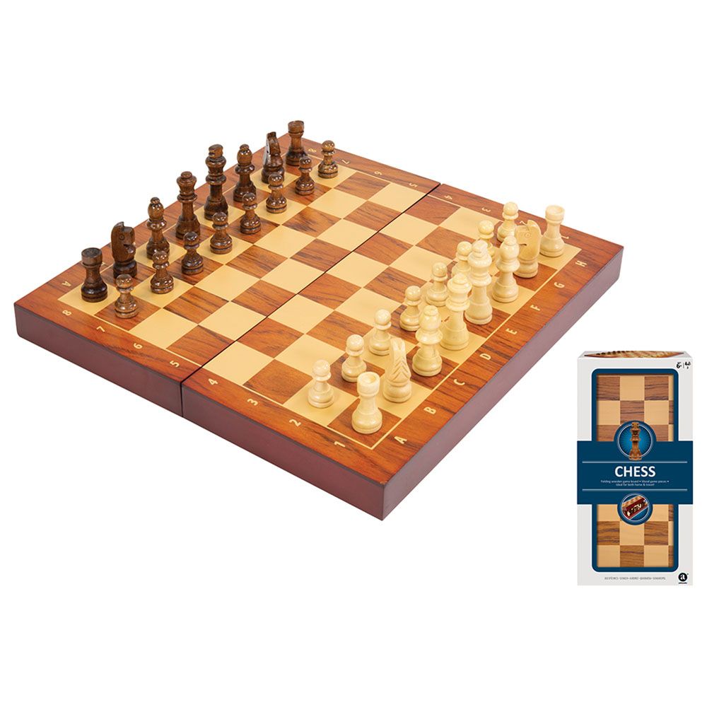 Merchant Ambassador - Folding Wood Chess Set
