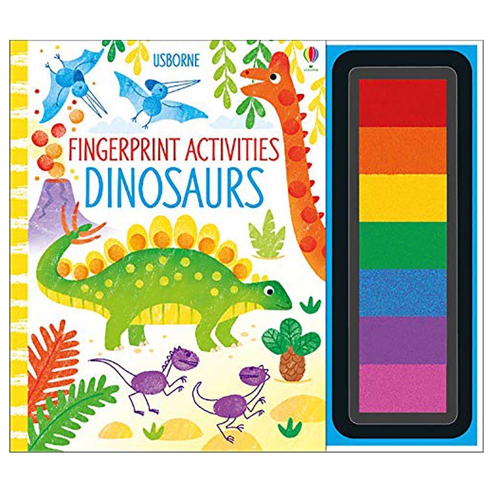 Usborne Books - Fingerprint Activities Dinosaurs