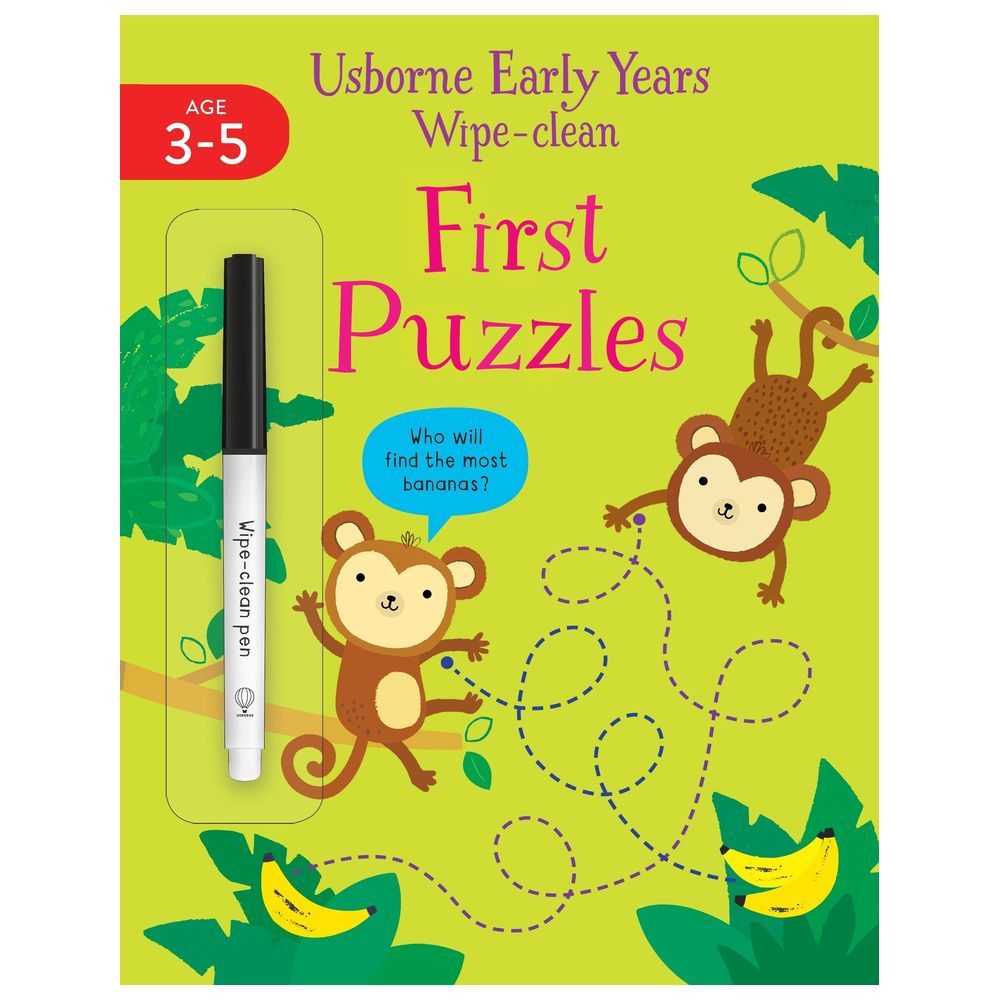Usborne Books - Wipe-Clean First Puzzles