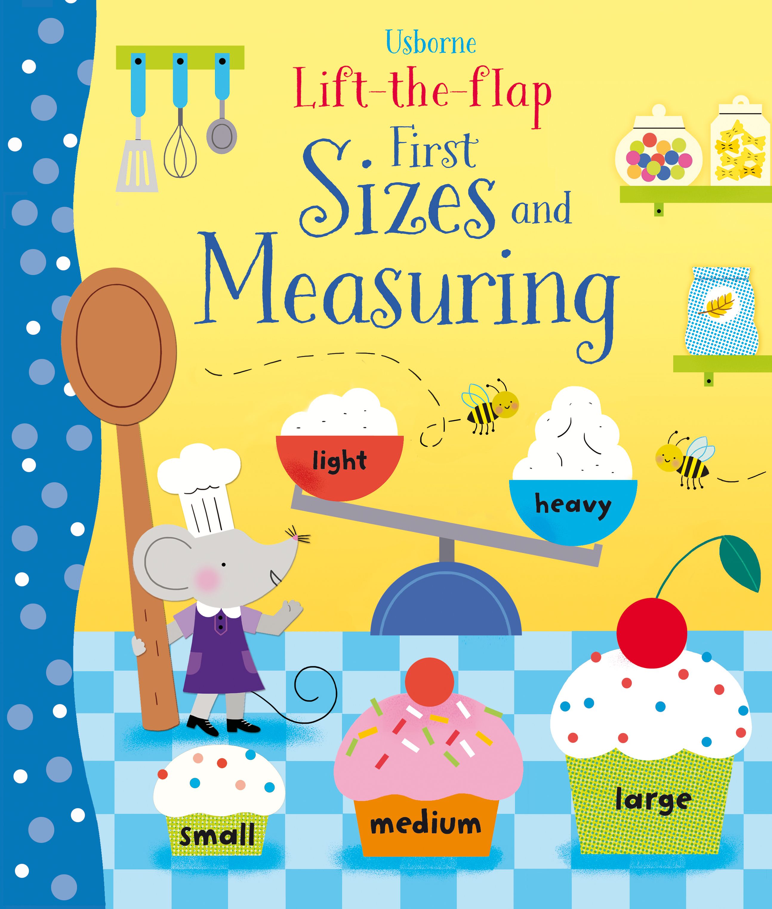 كتب أسبورن-  كتاب "Lift the Flap First Sizes and Measuring"  