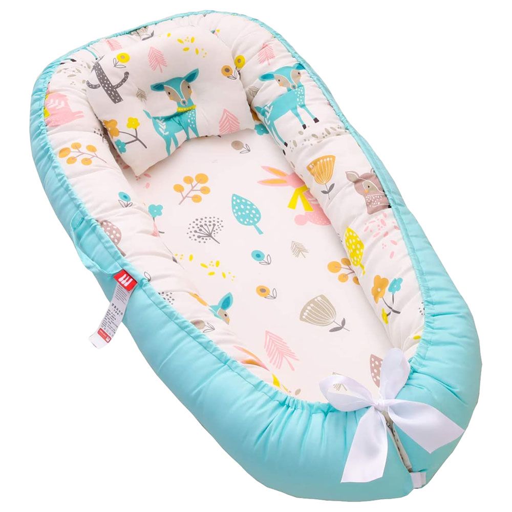 Sunbaby - Portable Lounger Sleeping Pod For New Born - Blue
