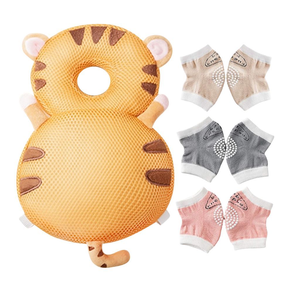Star Babies - Combo (Baby Head Support, Knee Pad 3Pair) - Assorted