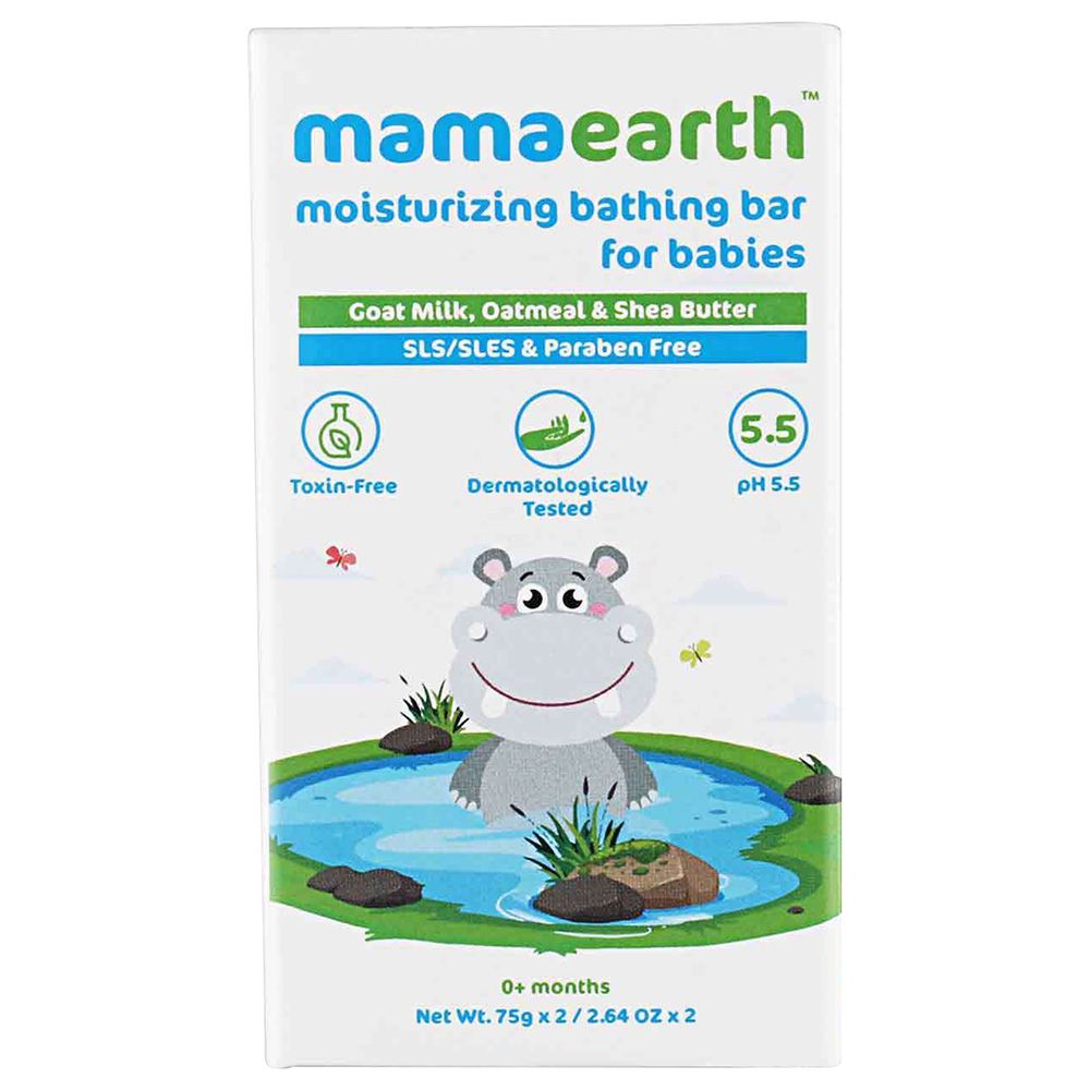 Mamaearth - Moisturizing Bar Soap For Babies - Pack Of 2