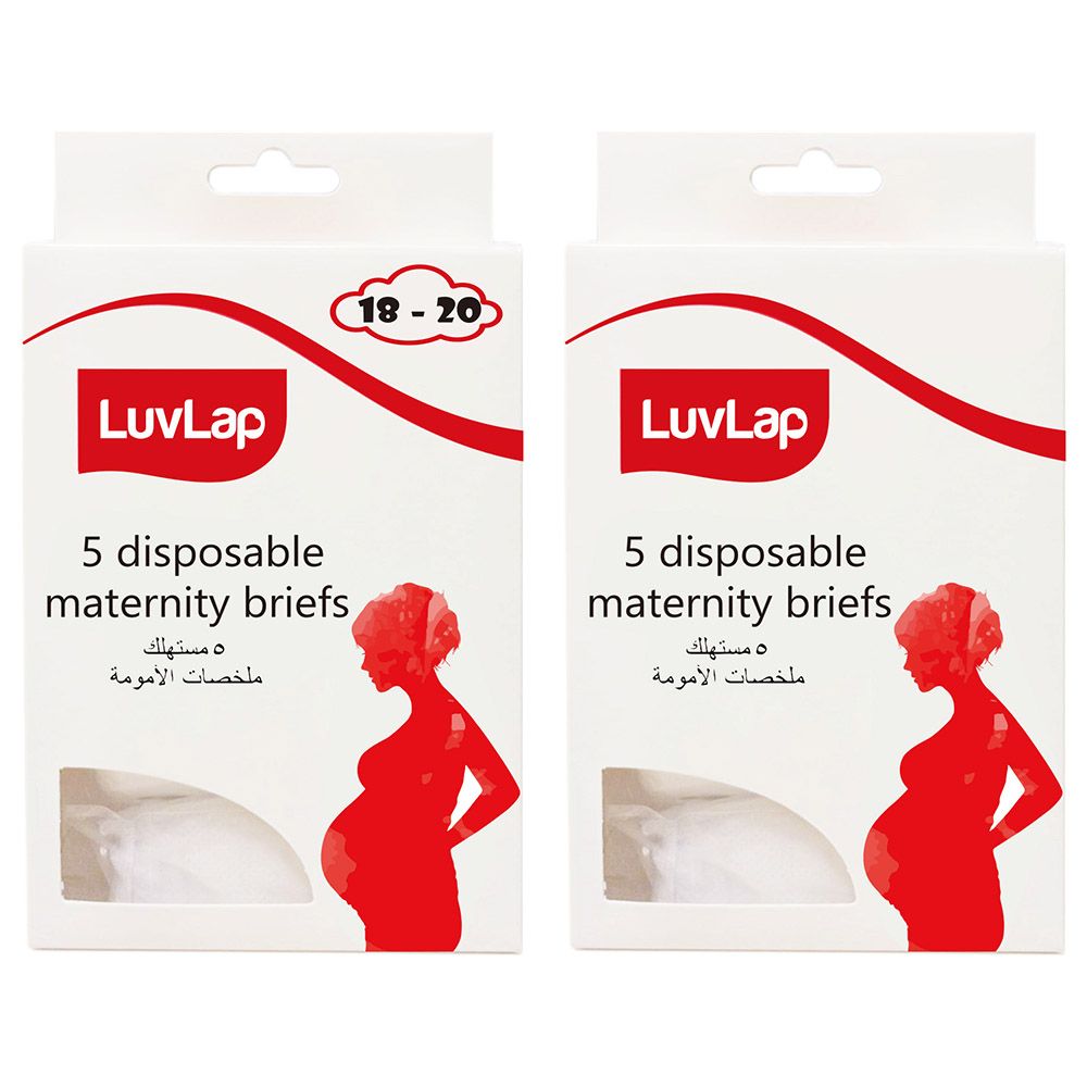 Luvlap - Disposable Maternity Brief Size 18-20 Pack Of 2