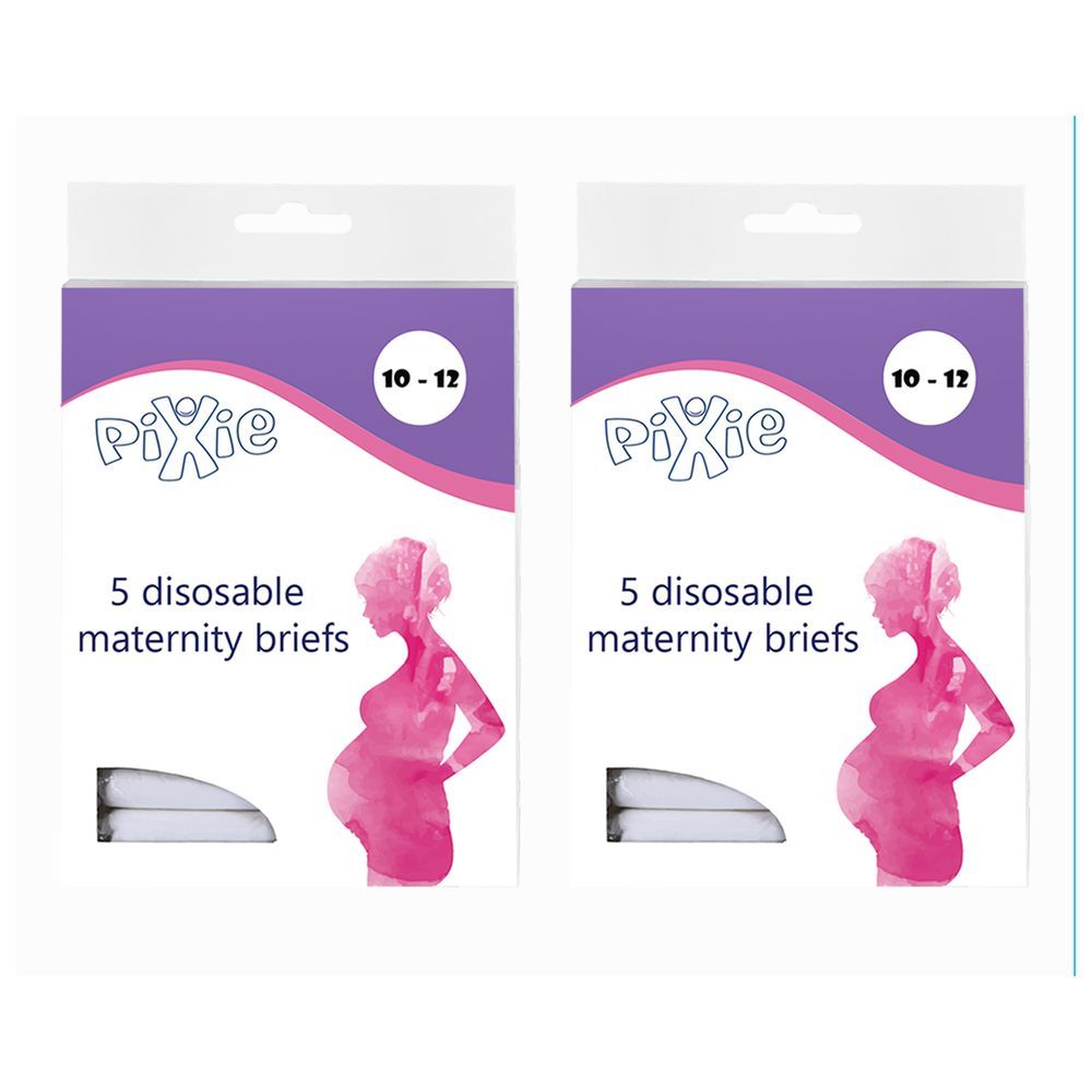 Pixie - Disposable Maternity Brief (Size 10-12) (Pack of 2)