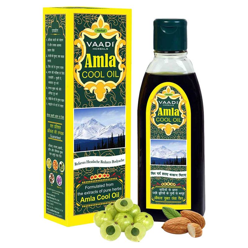 Vaadi Herbals Organic Brahmi Amla Cool Oil 200ml