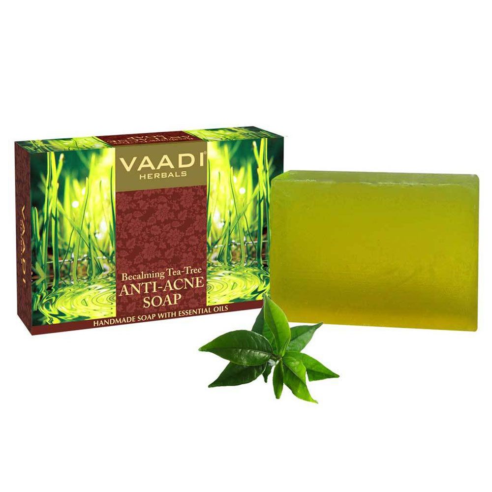 VAADI HERBALS - Be Calming Tea Tree Soap - Green
