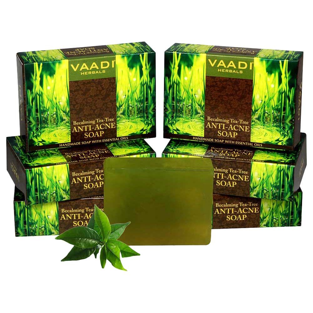 Vaadi Herbals Organic Becalming Tea Tree Soap With Clove Oil