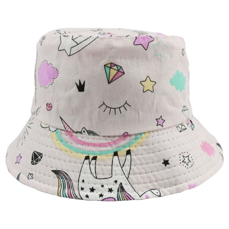 The Girl Cap - Kids Hat - White Unicorn