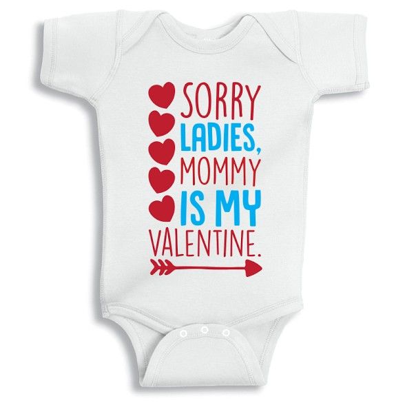 Twinkle Hands - Sorry Ladies Mommy is my Valentine Onesie