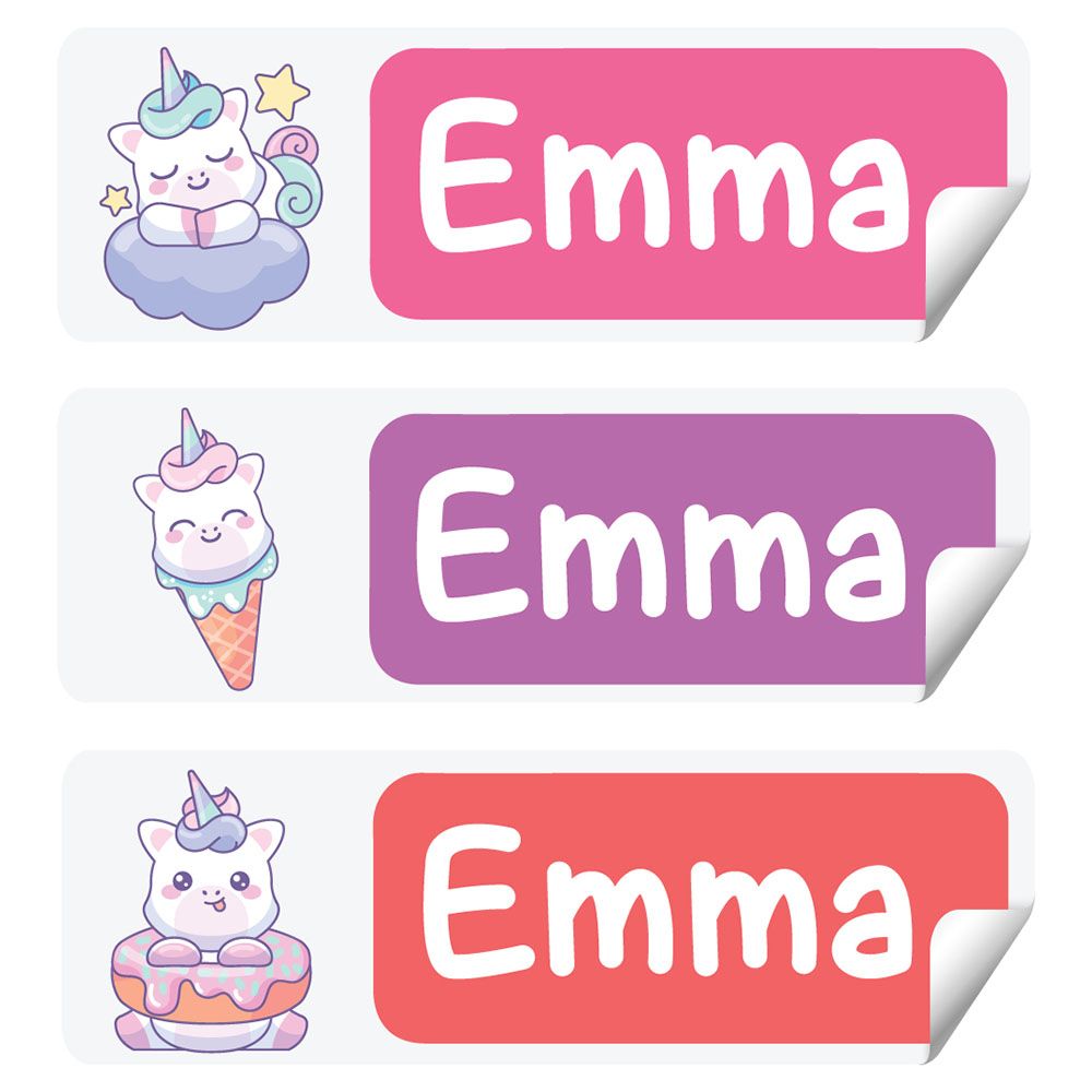 Twinkle Hands - Personalized Waterproof Labels - Magical Unicorn