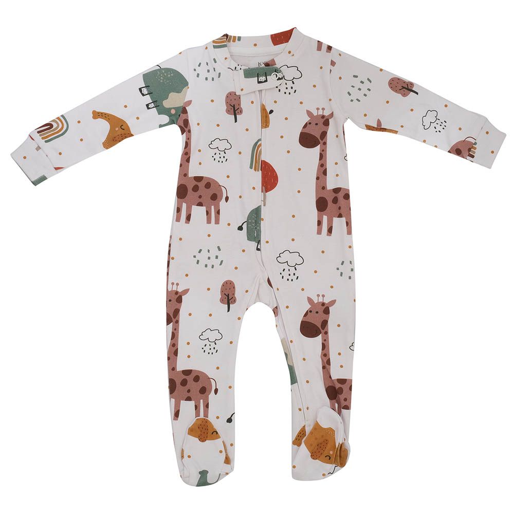 Kyara - 100% Organic Cotton Dreamy Forest Print Jumpsuit