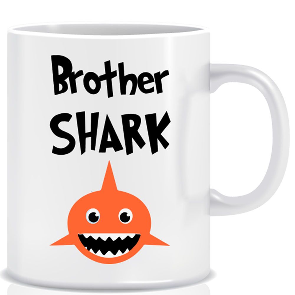 تونكل هاندز - كوب - Brother Shark - أبيض