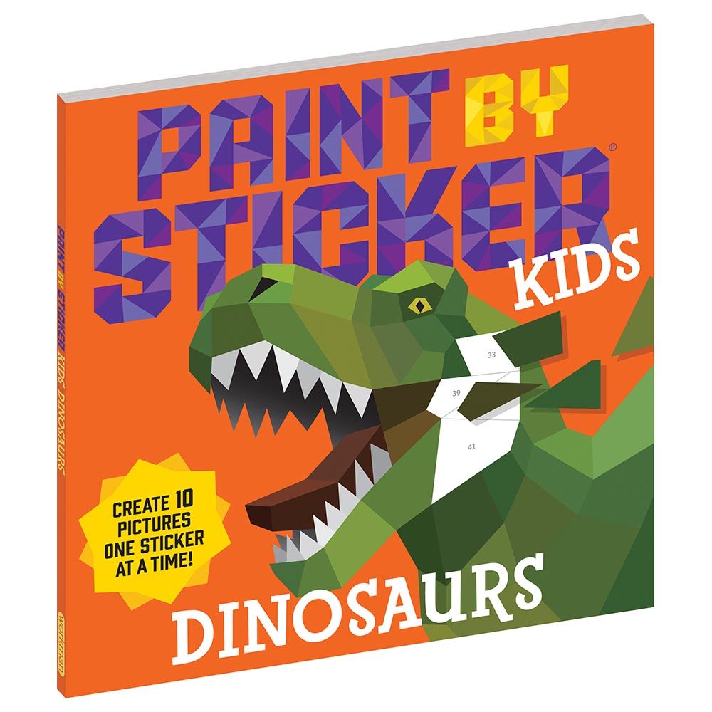 Paint By Sticker Kids: Dinosaurs