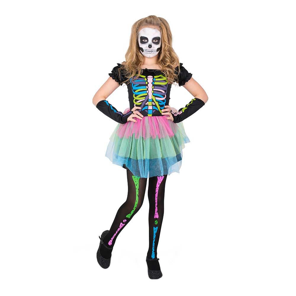 Mad Costumes - Neon Skeleton Tutu Kids Halloween Costume