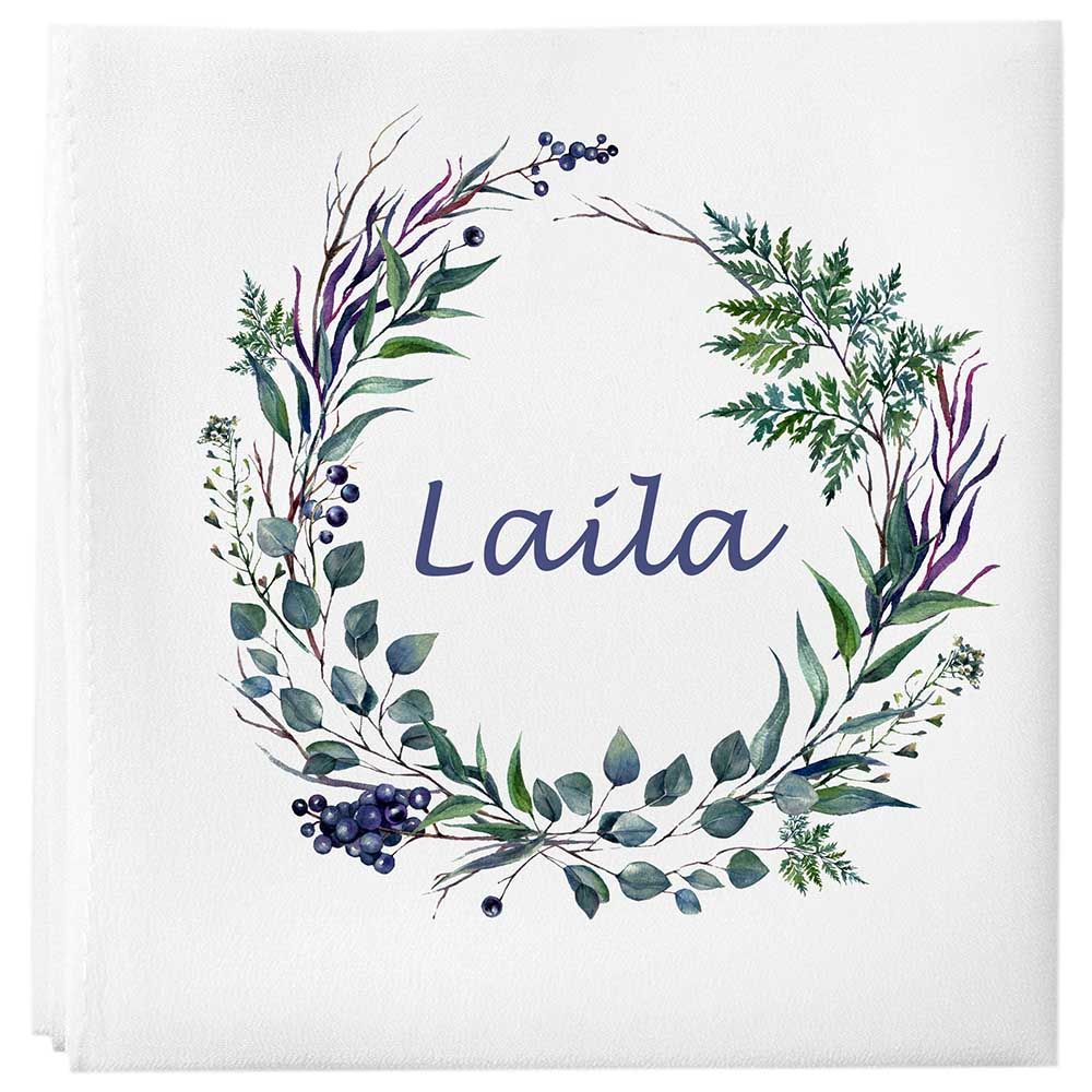 Mini Plum - Personalised Baby Blanket - Tiara