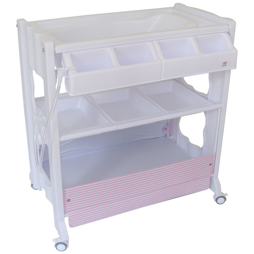 TheKiddoz - Changing Table With Bathtub - Pink
