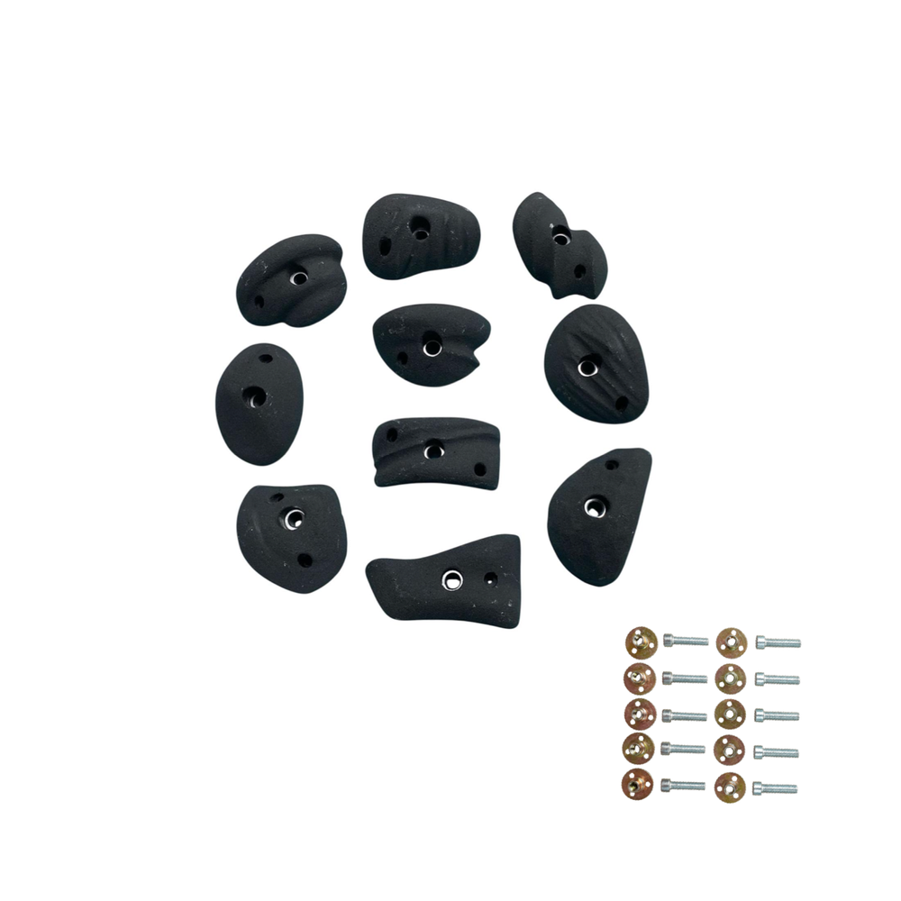 Ezzro - Resin Rock Climbing Holds - 10 Pcs
