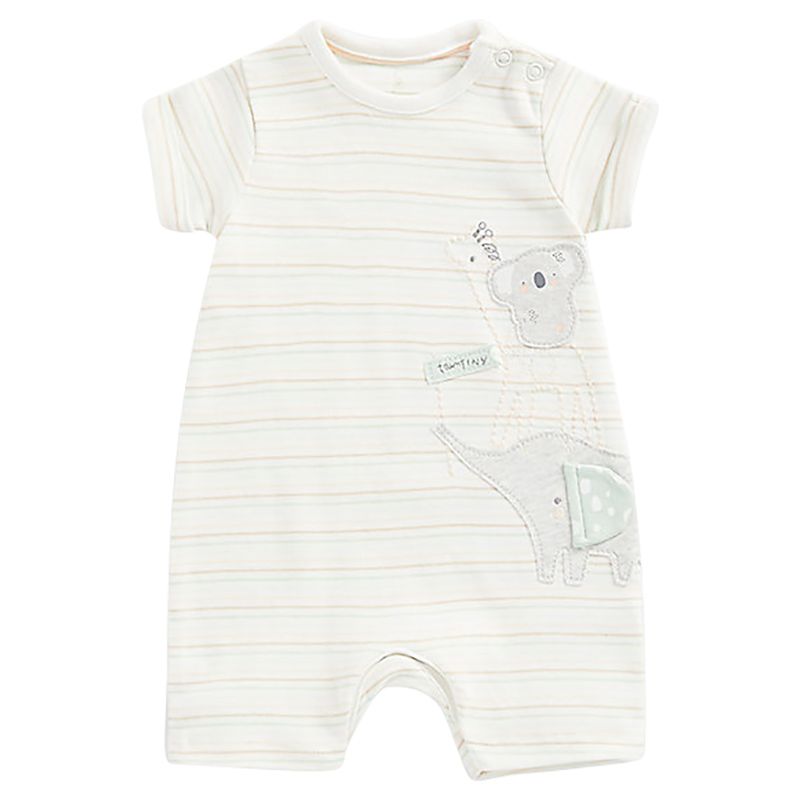 Mothercare My First Safari Romper White