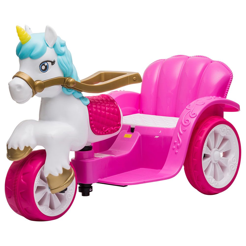 6v ride on 2025 unicorn bike