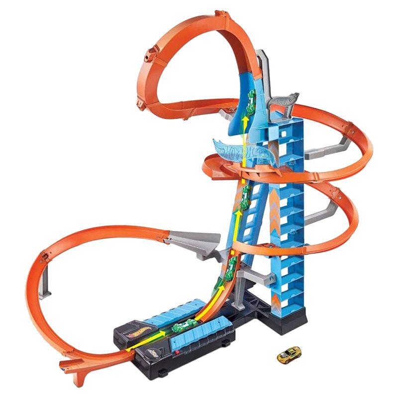 Hot Wheels Sky Crash Tower Buy at Best Price from Mumzworld