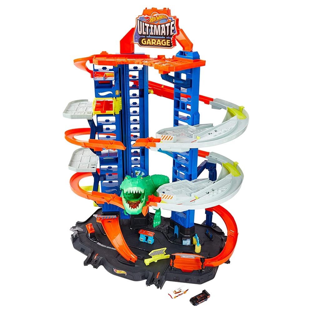 Hot Wheels City Track Set with 1 Car, Track Play That Connects to Other  Sets, Ice Cream Shop Playset​​