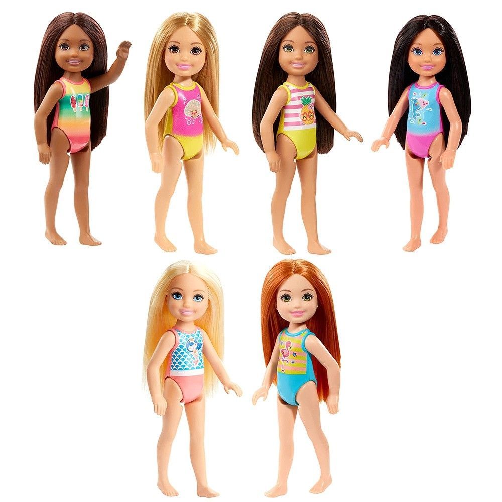 Barbie Club Chelsea Beach Doll 1pc Assorted Buy at Best