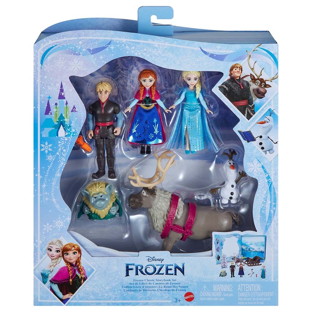 DIsney Frozen Elsa Small Doll with Troll Figures Inspired by the Frozen 2  Movie 