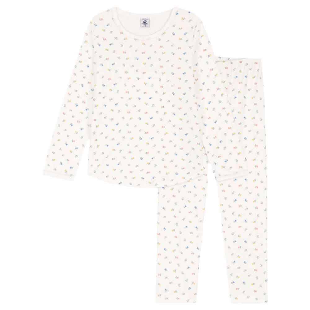 PETIT BATEAU pyjama white for girls