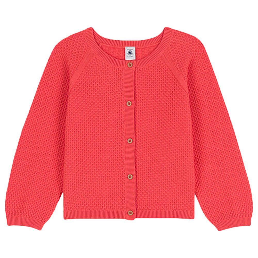 Orange cotton cardigan sale