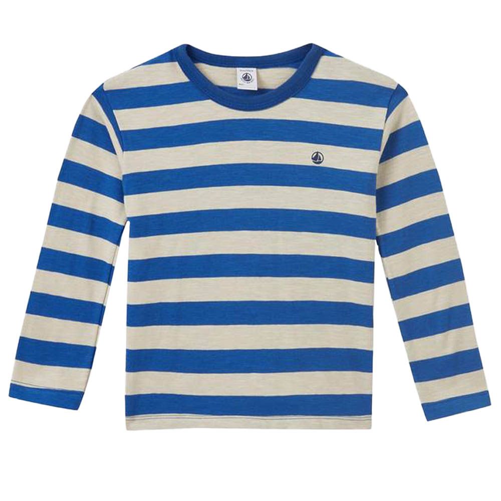 Petit Bateau Boy s Long Sleeves Cotton T Shirt