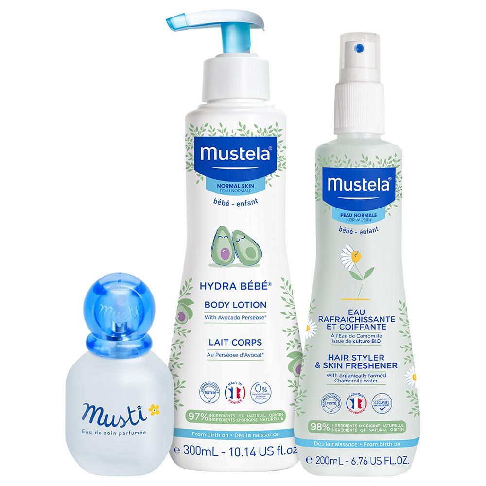 Mustela eau rafraichissante et coiffante 200ml