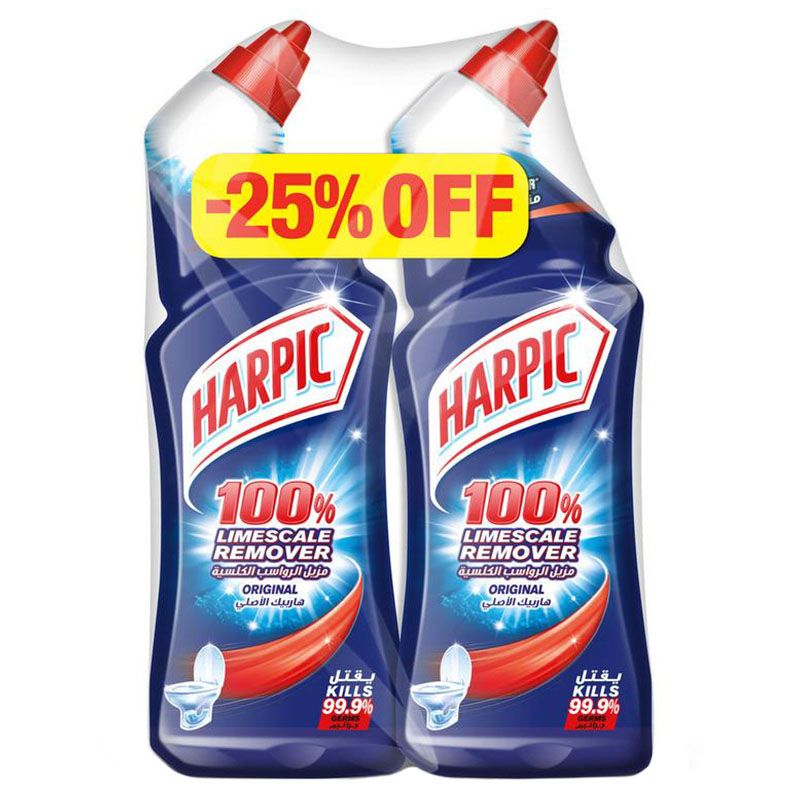 Harpic Toilet Cleaner Liquid Limescale Remover 1L Twin Pack Buy