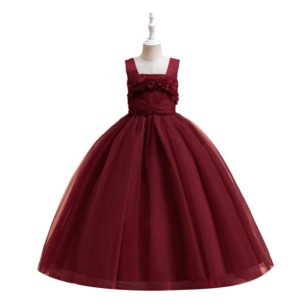 Burgundy Lace Appliques Baby Dress: Stylish Party Gown For Girls Perfect  For First Communion, Pageants, And More! From David_9512, $75.36 |  DHgate.Com