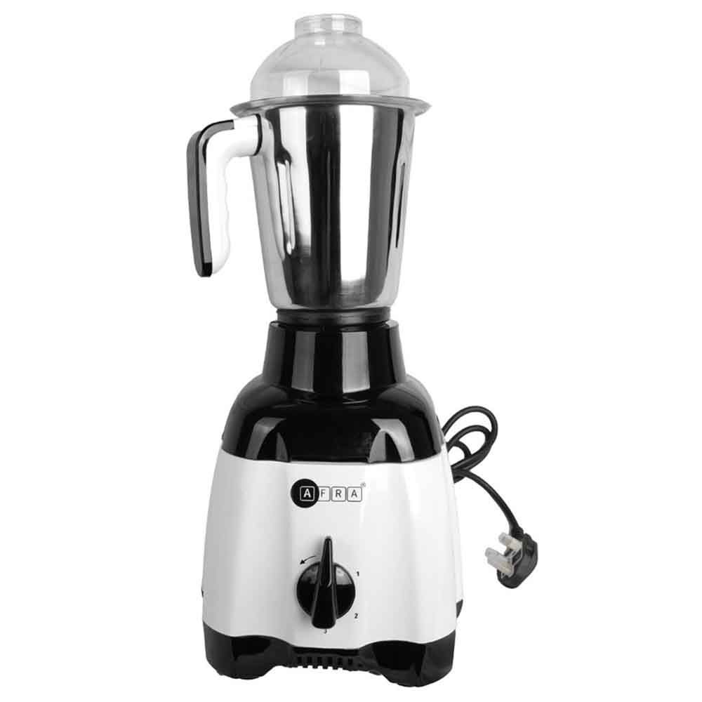 Afra 3 in 1 Japan Heavy Duty Mixer Grinder 2900ml 550W White