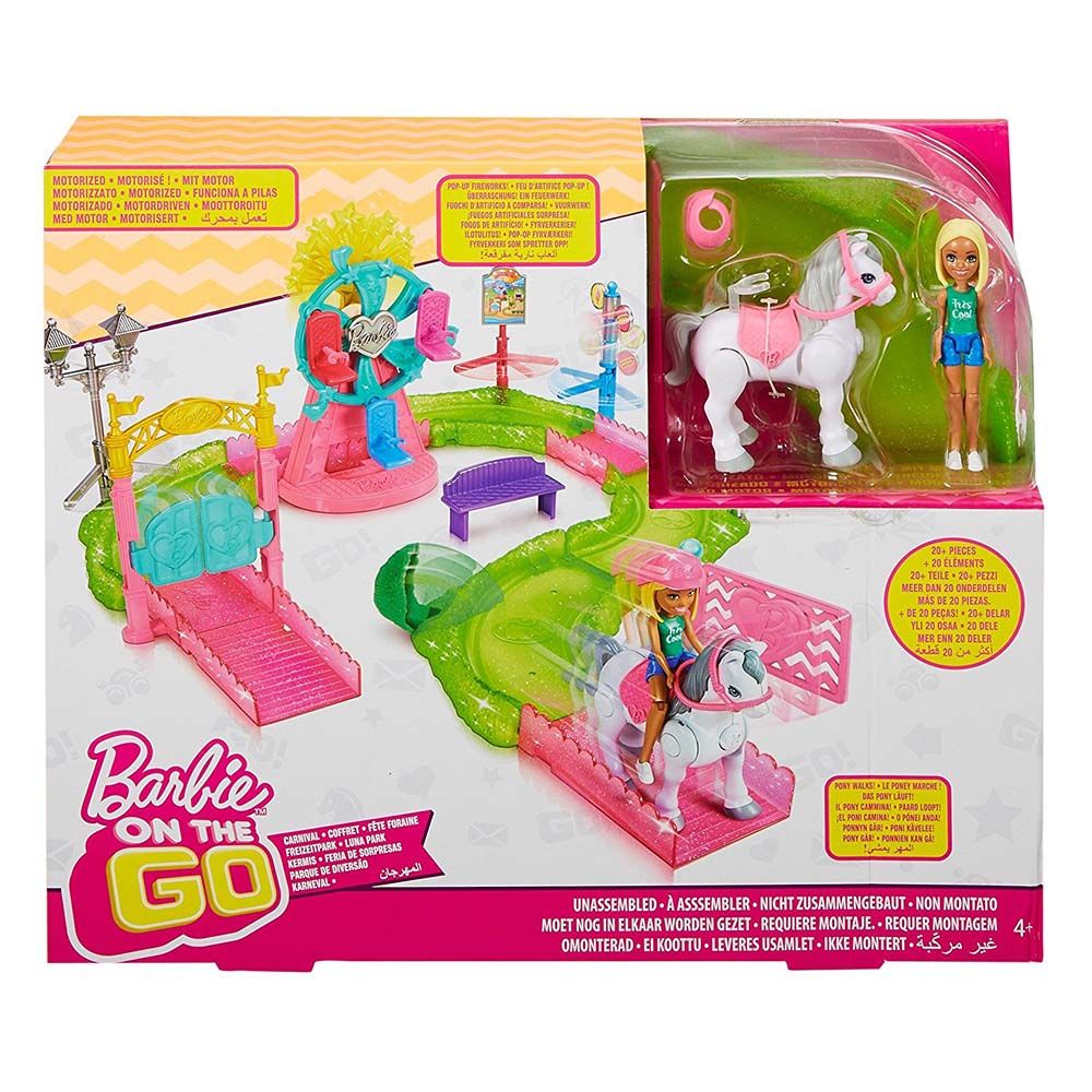 Barbie carnival on sale playset