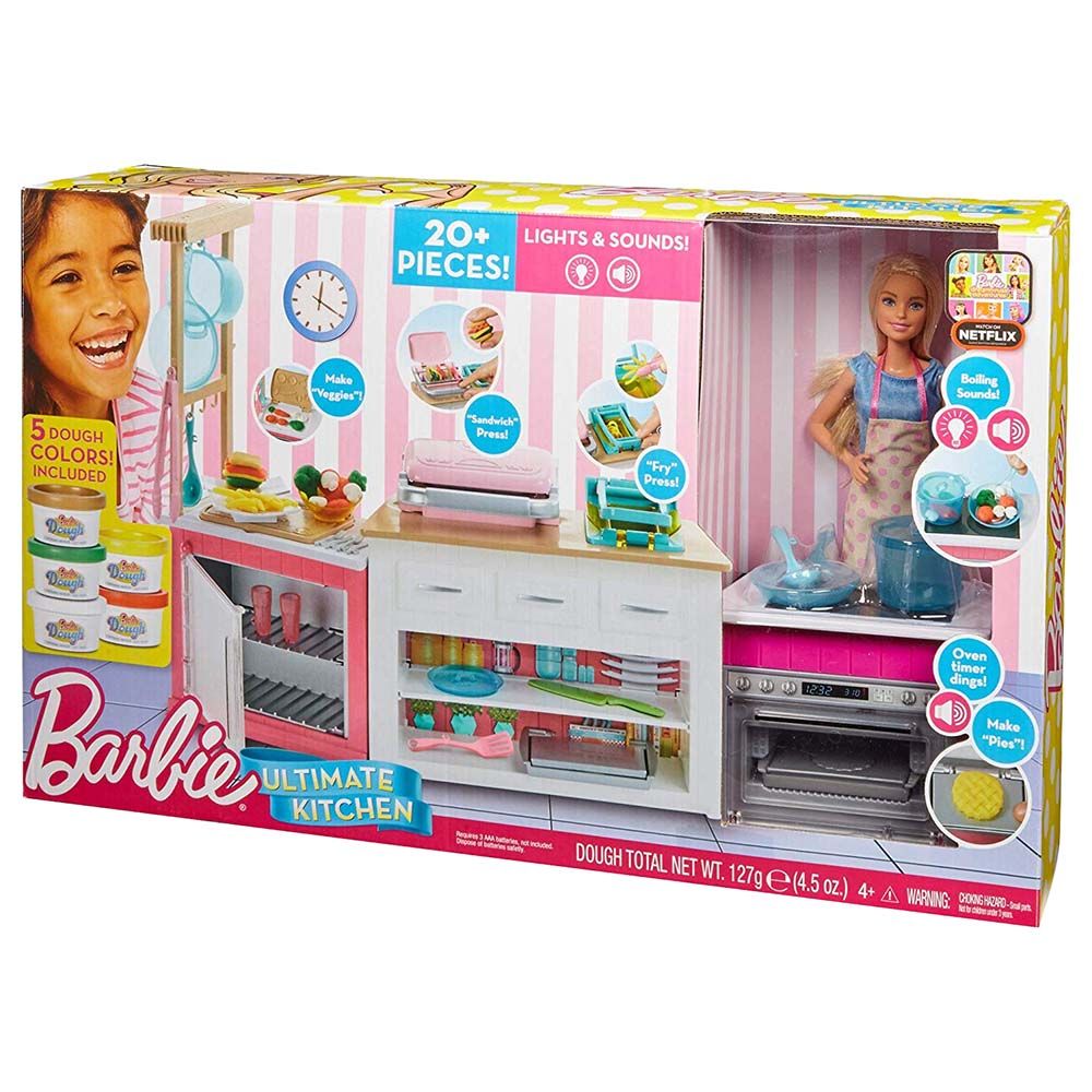 Barbie kitchen sales play