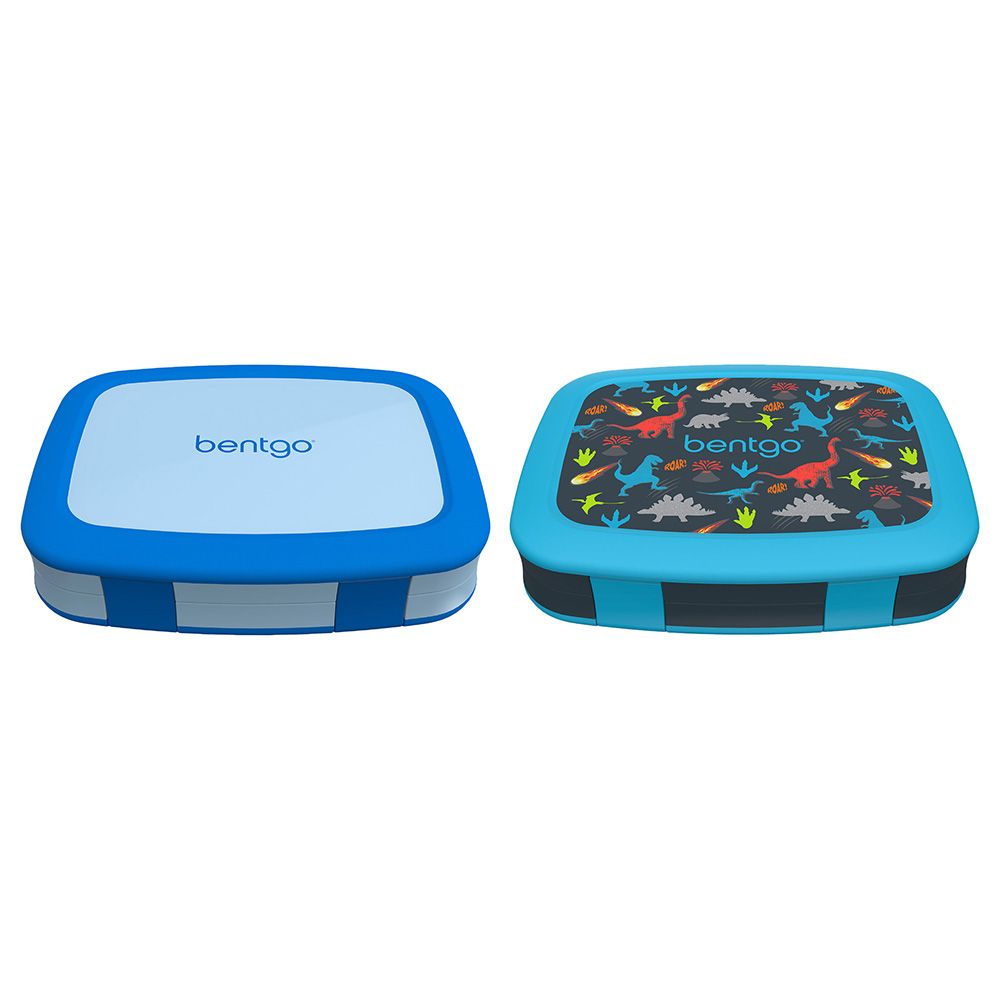 Bentgo Kids Durable & Leak Proof Shark Children's Lunch Box - Blue