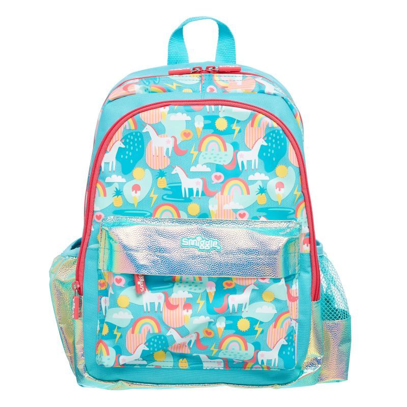 Smiggle Go Junior Backpack Aqua Buy at Best Price from Mumzworld